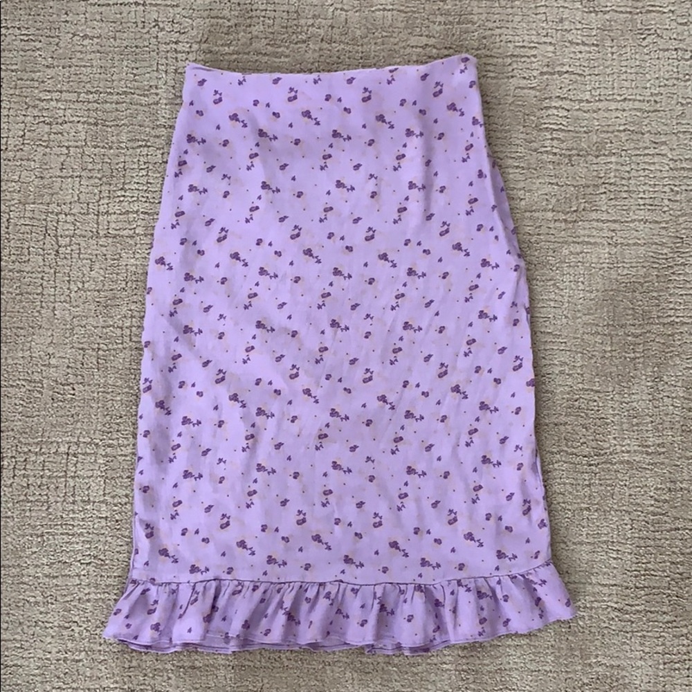Urban Outfitters Floral Midi Skirt